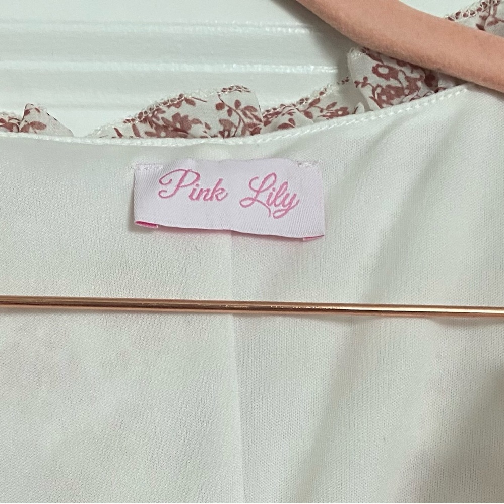 Pink Lily Ruffle Dress - Picture 4 of 4